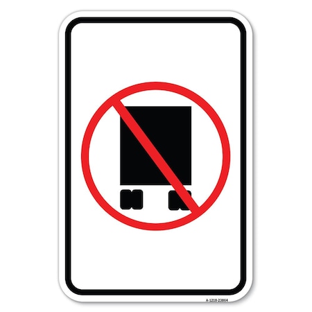 Signmission Safety Sign, 12 in Height, Aluminum, 18 in Length, 23864 A-1218-23864